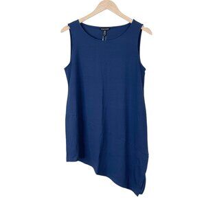 Eileen Fisher Blue Sleeveless Tunic Size Small